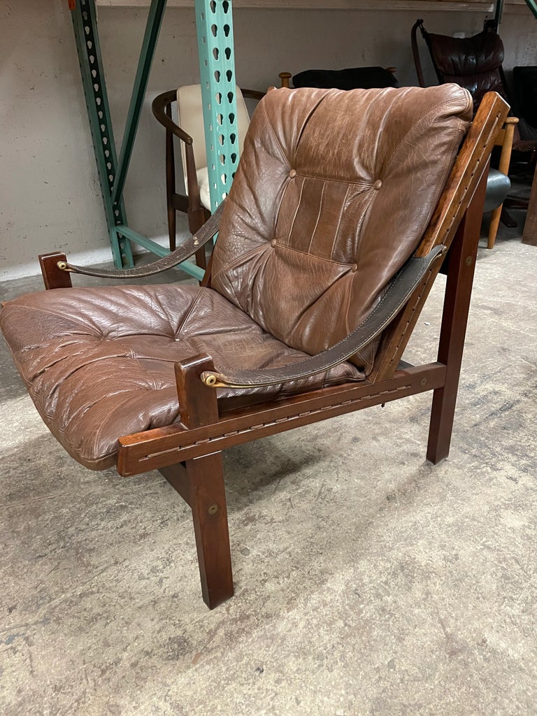 Hunter Lounge Chair by Torbjørn Afdal for Bruksbo | Chairish