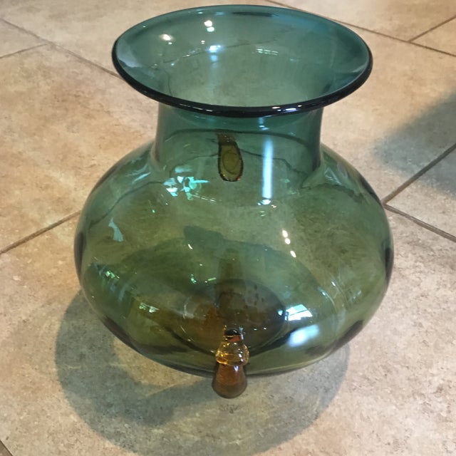 Large Blenko Art Glass Vase Chairish