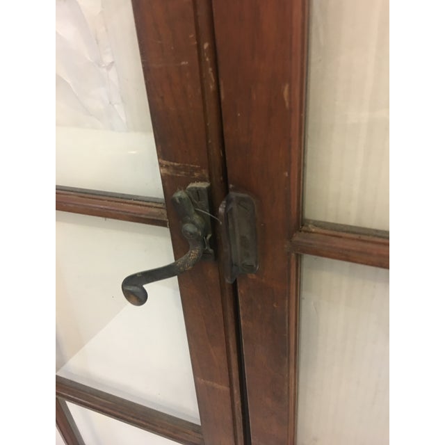 19th Century Philadelphia 2 Panel Walnut Wood Window Chairish