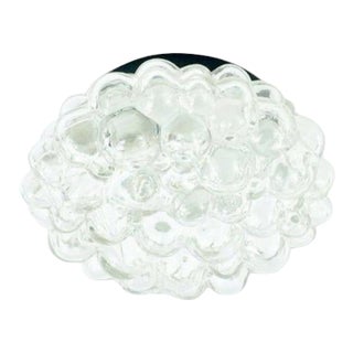 Mid-Century Space Age Bubble Glass Flush Mount by Helena Tynell for Limburg, Germany, 1960s/1970s For Sale