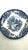 Late 20th Century Churchill the Brook Blue White Dessert Plates Saucers 2pc Fine China Pair 4803b For Sale - Image 10 of 14