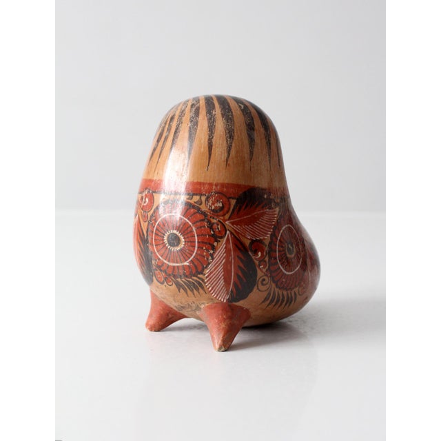 Mid-Century Mexican Tonala Bird For Sale - Image 9 of 13