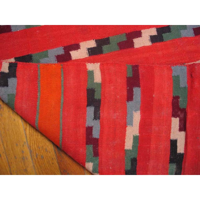 19th Century Germantown Navajo Carpet ( 3 X 4'3" 92 X 130 Cm ) Chairish