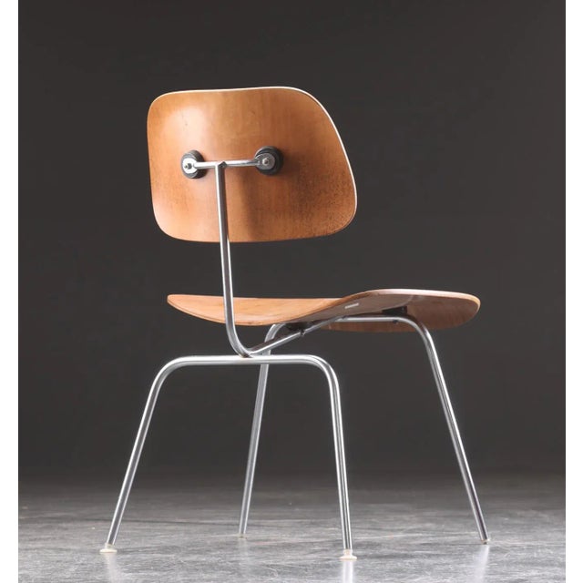 Mid-Century Modern DCM Dining Chair by Charles & Ray Eames for Herman Miller, 1955 For Sale - Image 3 of 9