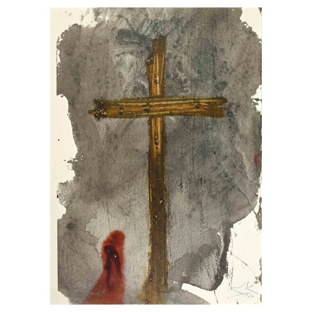 Salvador Dali, Vere, hic Homo Iustus Erat, Lithograph, 1964 For Sale