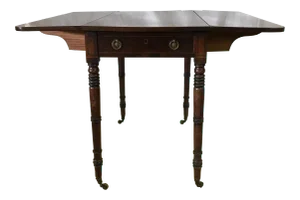 19th Century Regency Mahogany Drop Leaf Table