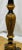 Maitland Smith Black and Gilt Floor Candle Stand / Lamp Base With Distressed Finish For Sale - Image 9 of 11