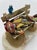 Gold Vintage Ron Lee Circus Clown Sleeping on Park Bench Sculpture With Blue Bird, 1988 For Sale - Image 8 of 9