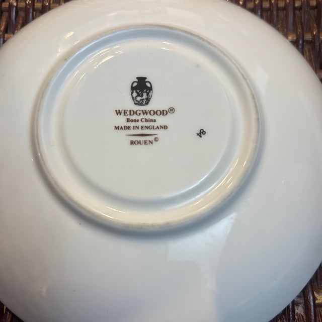 Art Nouveau Wedgwood Rouen Teacup and Saucer 1950-1962 For Sale - Image 3 of 3