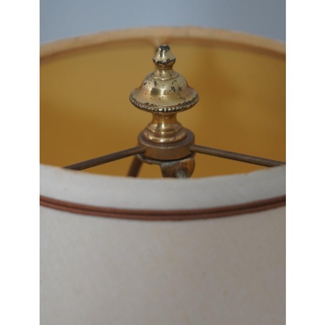 Antique Seeded Glass Jar Style Table Lamp For Sale - Image 4 of 8