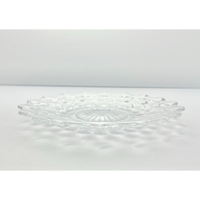 1960s 1960s Fostoria “American” Glass Salad Plates - Set of 8 For Sale - Image 5 of 5
