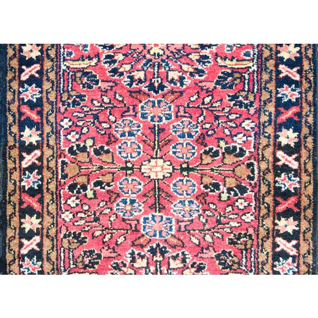 Early 20th Century Persian Lilihan Rug For Sale - Image 9 of 15