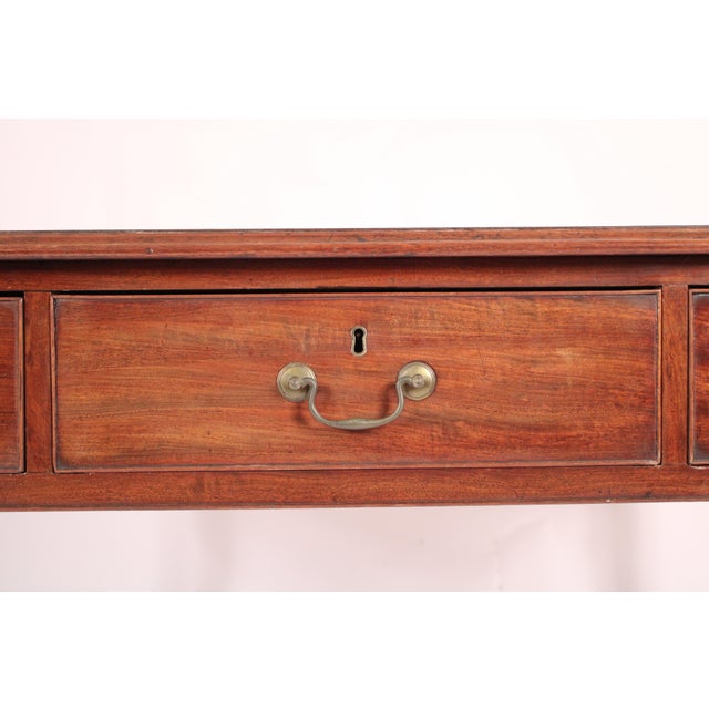 Brown George II Mahogany Partners Writing Table For Sale - Image 8 of 12