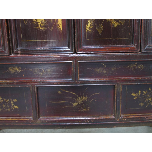 Antique Chinese Chinoiserie-Style Cabinet For Sale - Image 11 of 15