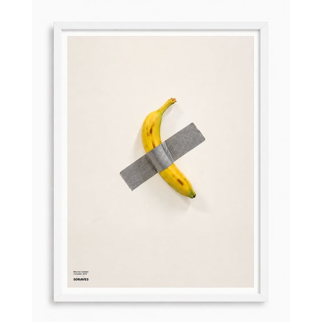 Maurizio Cattelan, Comedian, 2019, Paper, Framed, in New conditions. Designed from 2000