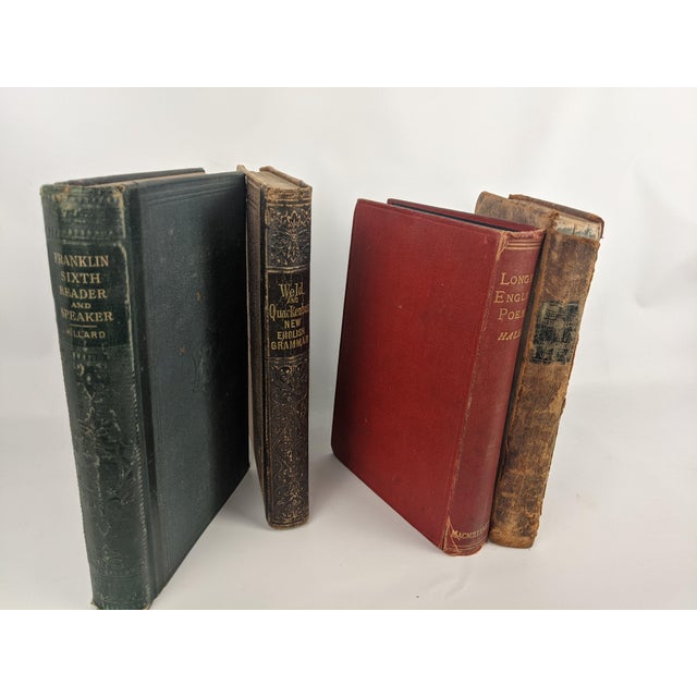 Antique American School Books, 1831–1876, Set of 4 For Sale - Image 10 of 18
