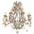 French Bagues Style Steel and Beaded Glass Chandelier For Sale In New York - Image 6 of 6