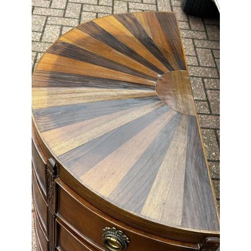 Chest of Drawers with Sunburst Inlaid Top For Sale - Image 17 of 18