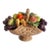 Vintage MCM Italian Majolica Fruit Basket Centerpiece For Sale