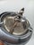 1930s Art Deco Modernist Freestanding Ashtray in Nickel-Plated Metal, 1950 For Sale - Image 5 of 11