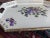 Vintage Hand Painted Botanical White Tole Tray With Handles For Sale In Charlotte - Image 6 of 13