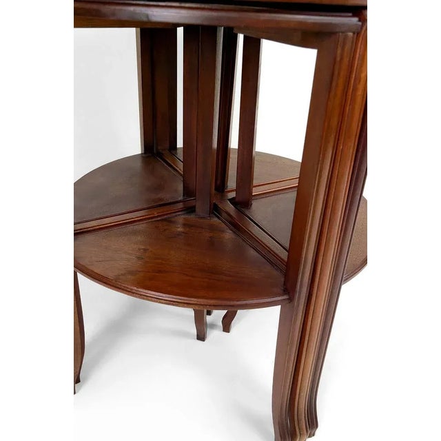 Vintage Art Nouveau Nesting Table by Louis Majorelle For Sale - Image 5 of 12