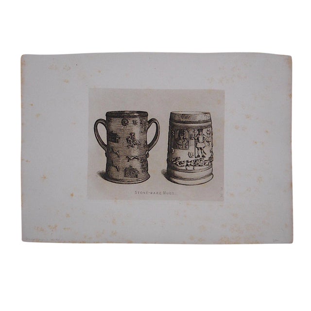 Antique Ltd. Ed. English Pottery Etching For Sale