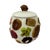Mid-Century Modern Mid 20th Century "Cookies All Over" Ceramic Cookie Jar With Walnut Finial Lid For Sale - Image 3 of 6