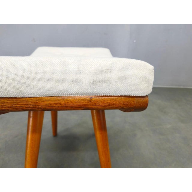 Mid-Century Maple Wood Stools, Former Czechoslovakia, 1960s, Set of 2 For Sale - Image 9 of 16