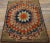 Excellent Multicolored With Unique Symmetrical Desing Forming a Star in the Center Antique American Hooked Rug For Sale - Image 4 of 13