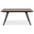 Modern Grey Brown Glass and Ceramic Extendable Dining Table from Kare Amsterdam For Sale - Image 3 of 3