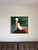 Textile "Lake View" Modern Original Oil Painting, by Jennifer Hohlfelder For Sale - Image 7 of 10