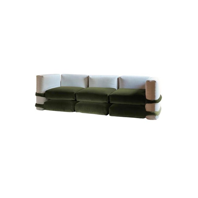 Not Yet Made - Made To Order Pillow Sofa in Velvet by Muller Van Severen for BD Barcelona For Sale - Image 5 of 18