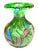 Emerald Murano Arte Vetraria Muranese AVeM Hand Blown Tutti Frutti Art Glass Vase For Sale - Image 8 of 15