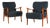 Danish Easy Chairs in Beech and Blue Fabric by Fritz Hansen, 1950-1960, Set of 2 For Sale