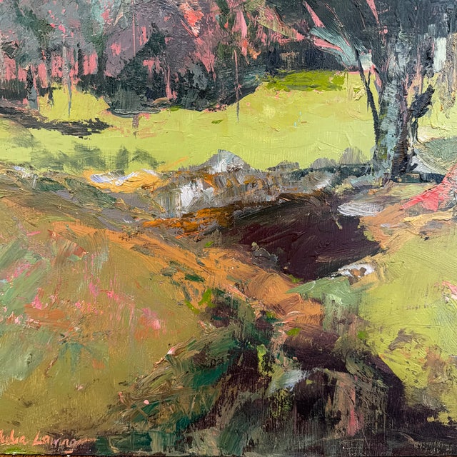 On the Green, Original Oil Painting by Julia Lawing For Sale In Charlotte - Image 6 of 6