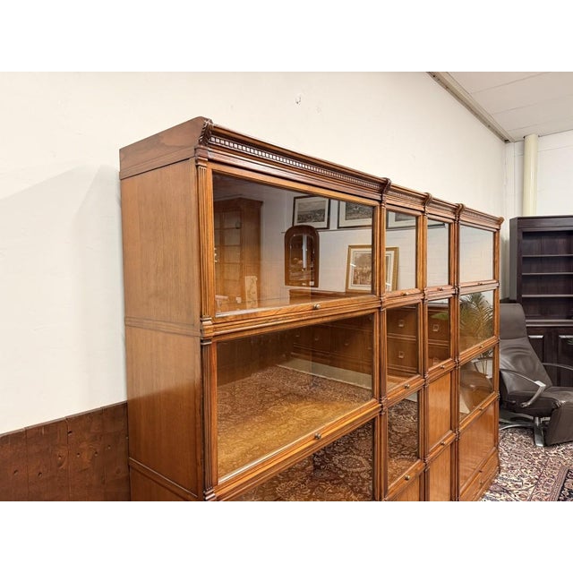 Wood Ambassador Bookcase from Globe Wernicke For Sale - Image 7 of 18
