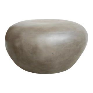 Outdoor Organic Modern Cement Rock Table / Stool For Sale