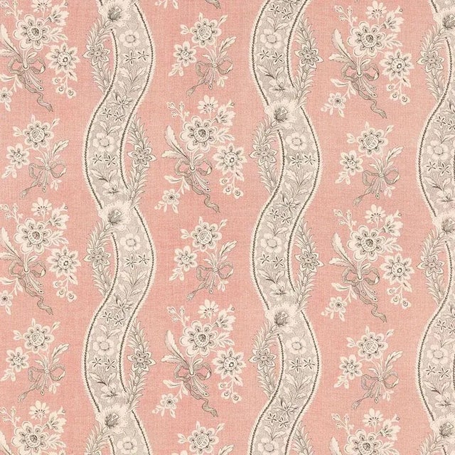 Sample- Schumacher Le Castellet Fabric in Blush For Sale