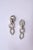 Hollywood Regency Vintage Kenneth Jay Lane Faux Diamond Dangle Earrings, Pair For Sale - Image 3 of 12