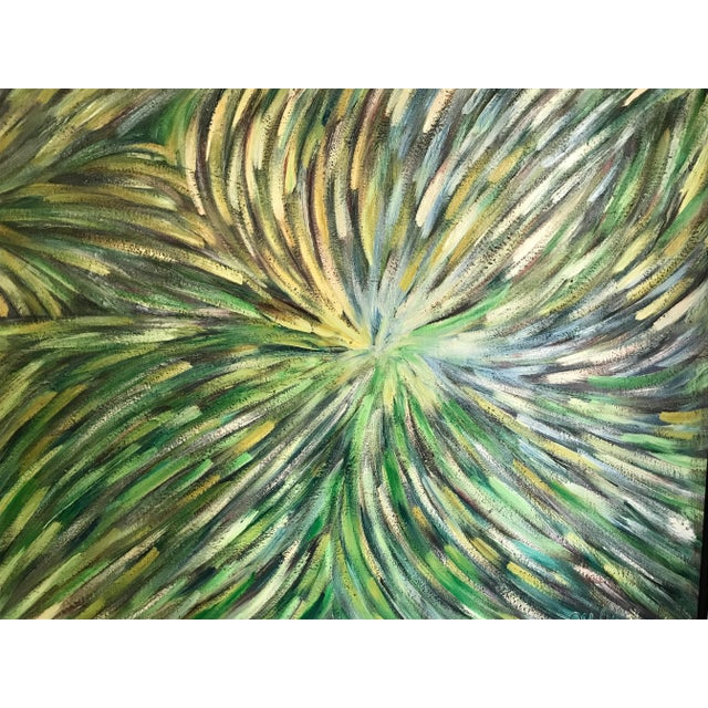 The Awakening Abstract Expressionism Original Oil Painting by Monique Nichols For Sale - Image 4 of 11