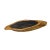 12" Natural Brown Wood Irregular Oval Shape Table Top Stand Riser For Sale - Image 4 of 7
