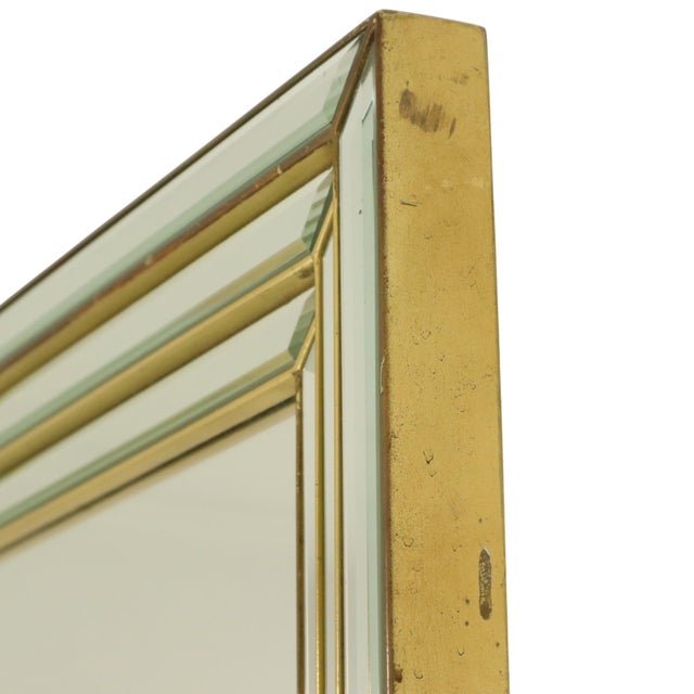 Mirror with Console in Silver and Gold in Deknudt, 1980s, Set of 2 For Sale - Image 12 of 18