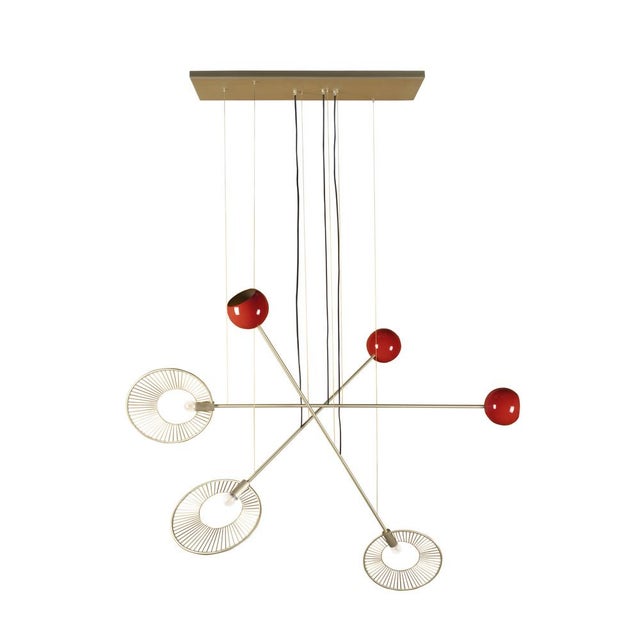 Melrose Suspension Lamp by Creativemary, in New conditions. Designed from 2000 Signed by Maker, Up to 250V (Europe/UK...