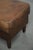 Vintage Brown Sheepskin Ottoman For Sale - Image 11 of 12