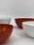 Red Enamelled Metal Shells by Kaj Franck for Finel, Finland, 1950s, Set of 4 For Sale - Image 8 of 18