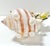 Vintage Shell Sculpture Flower Arrangement in Conch Shell Vase – Mid-Century Coastal Seashell Sculpture For Sale - Image 11 of 11