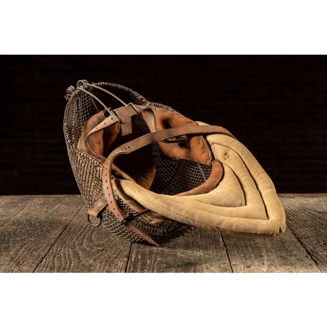 Traditional Early 20th Century W W I Bayonet and Fencing Training Mask For Sale - Image 3 of 10