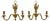19th Century Two-Branch Candelabra Sconces in Ormolu, Set of 2 For Sale