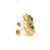 Natural Emerald Diamond Earrings 14k Gold 1.52 TCW Certified For Sale In New York - Image 6 of 12